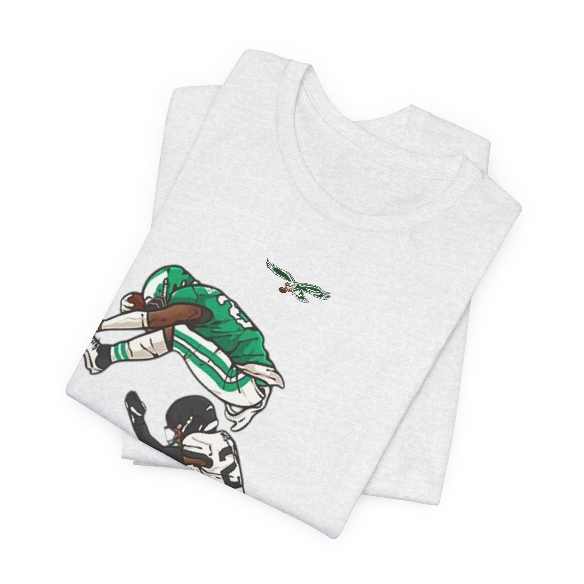 Eagles Tackle Graphic Tee — Vintage NFL-Style Game Moment