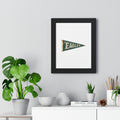 Philadelphia Birds Framed Poster — Vintage Philadelphia Eagles Pennant Wall Art