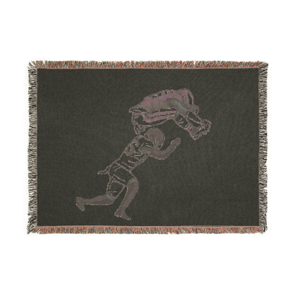 Woven Blanket — Vintage football Runner Throw