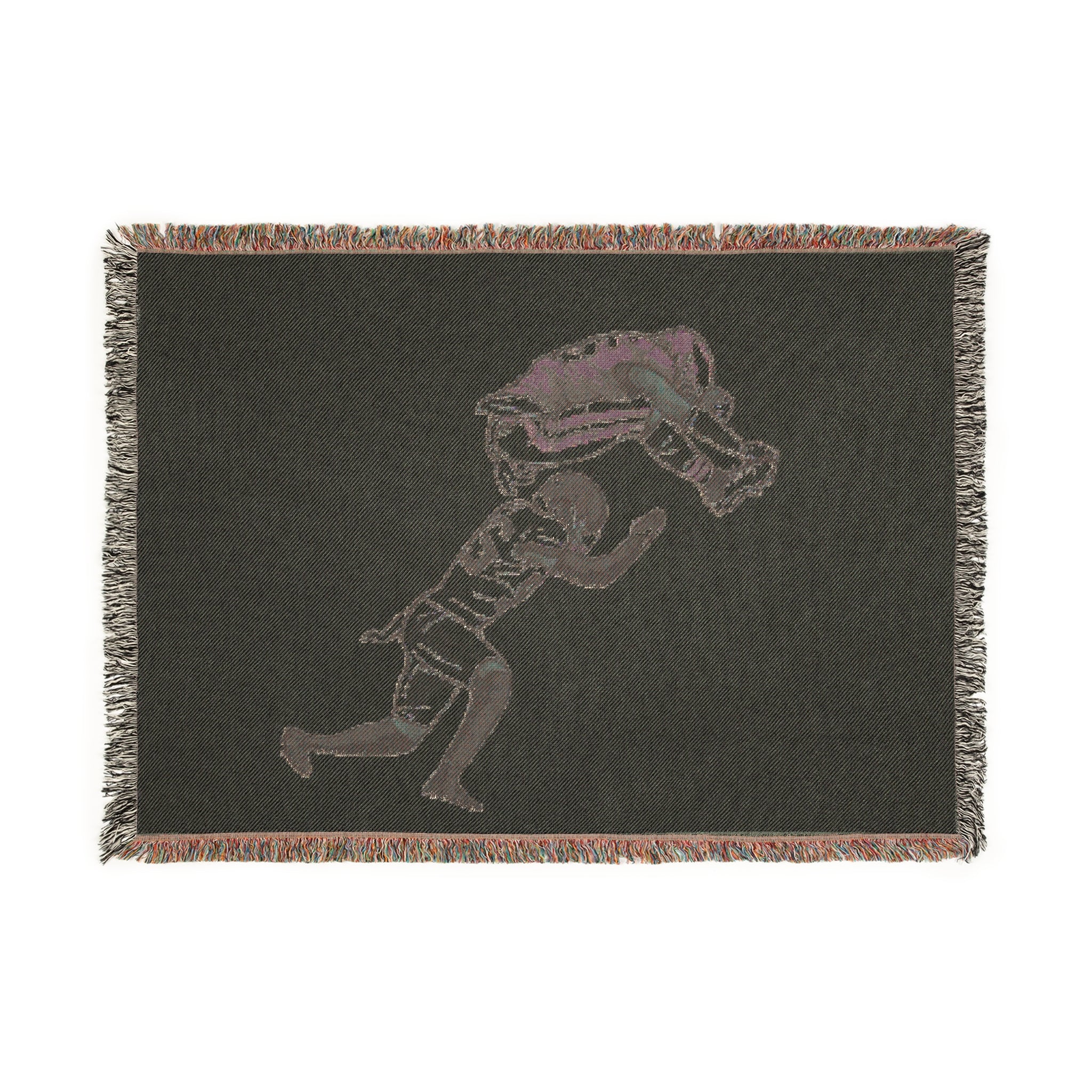 Woven Blanket — Vintage football Runner Throw