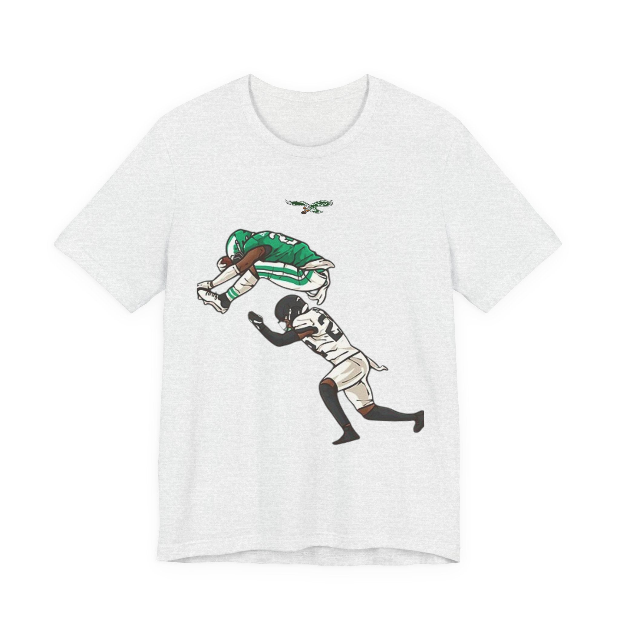 Eagles Tackle Graphic Tee — Vintage NFL-Style Game Moment
