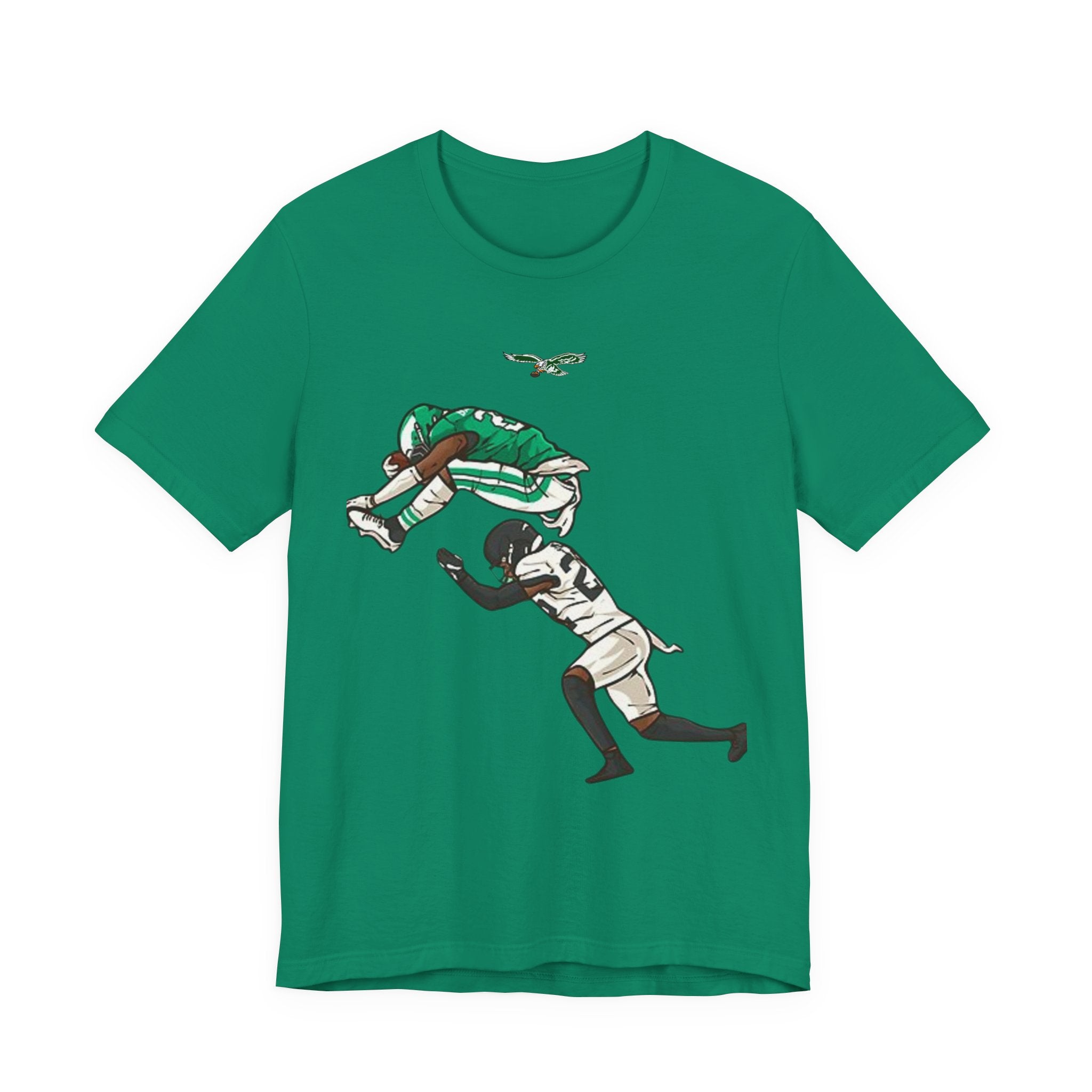 Eagles Tackle Graphic Tee — Vintage NFL-Style Game Moment