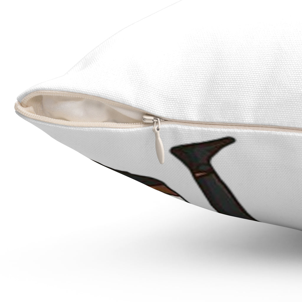 Birds Football hurdle Pillow — Throwing Gator Mascot Sports Cushion