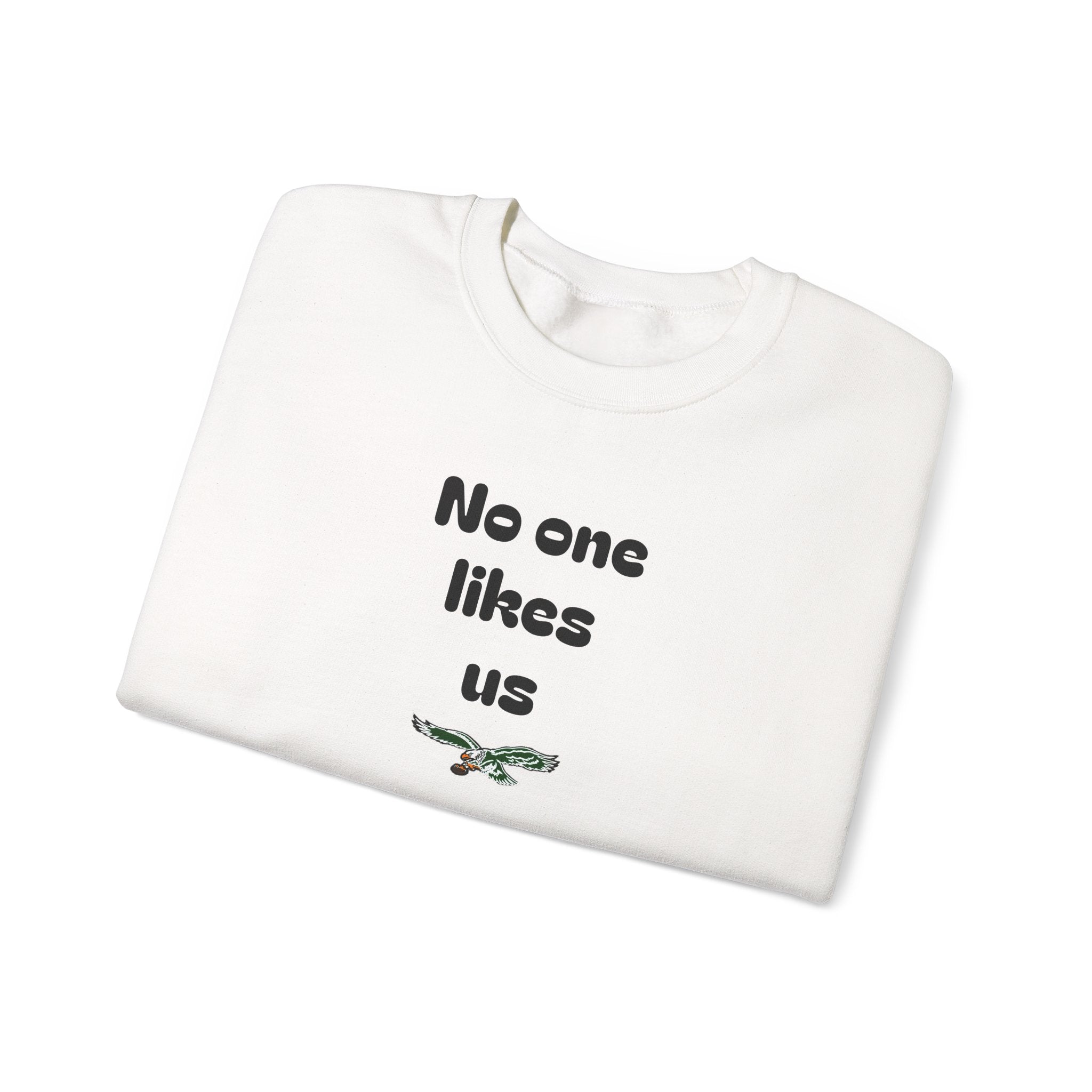 Minimal Green Eagle Embroidered Crewneck Sweatshirt
