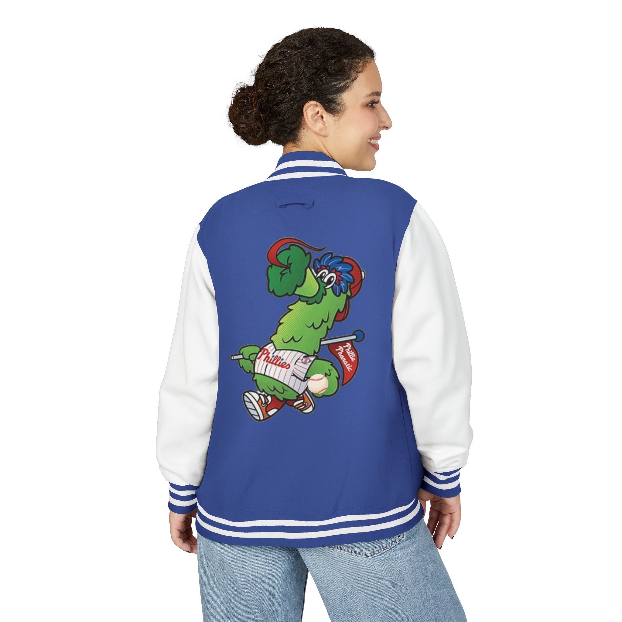 Philly Phanatic Letterman Jacket - Philly Mascot Varsity Jacket