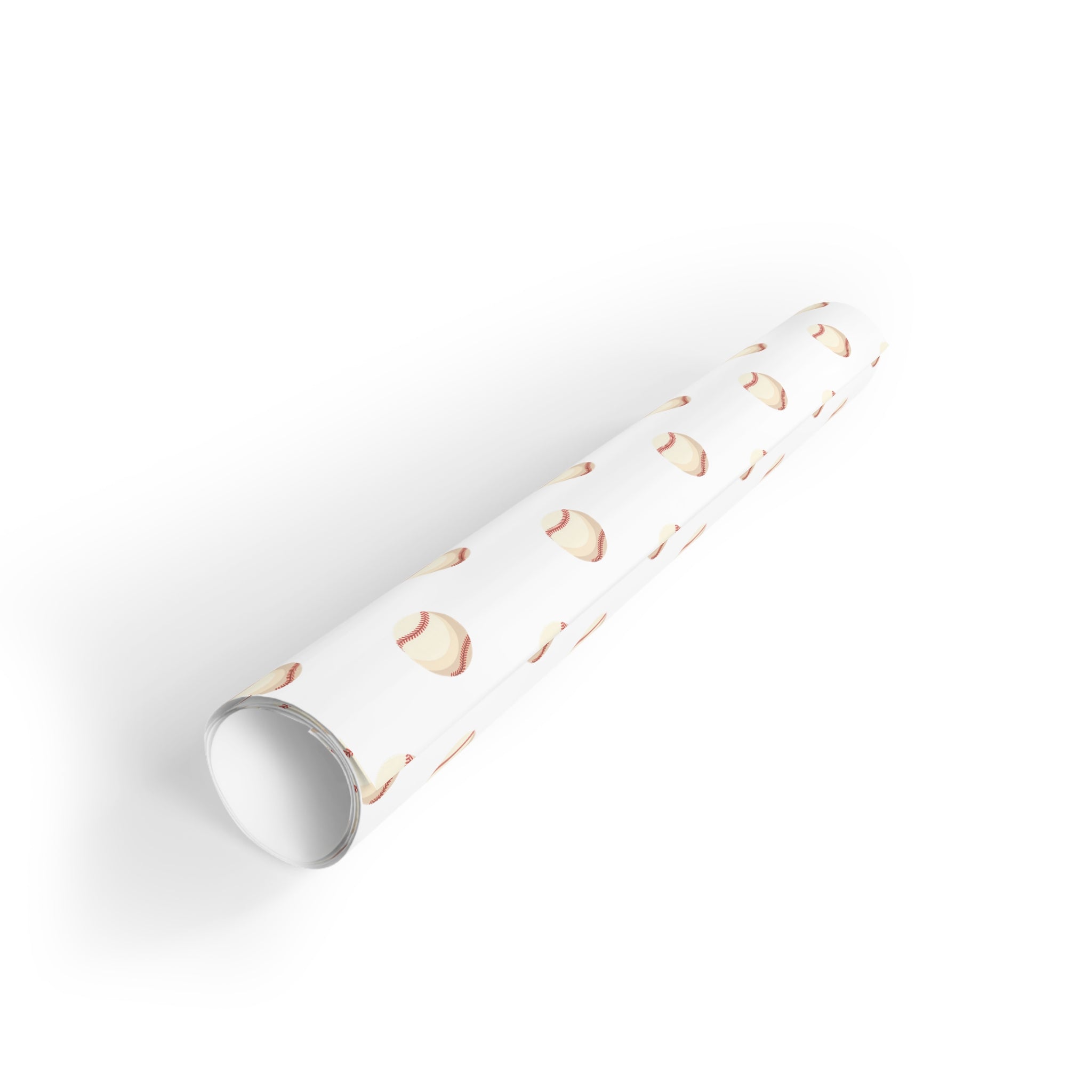Baseball Pattern Gift Wrap Roll — Cute Dessert Wrapping Paper for Birthdays & Parties