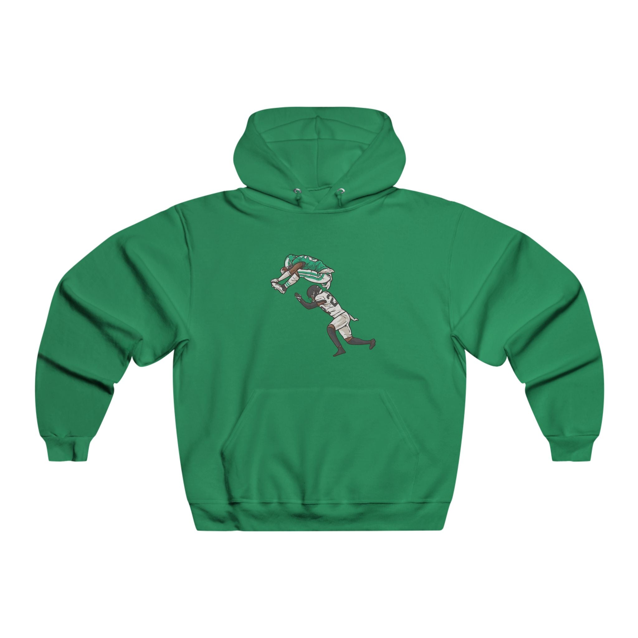 Philadelphia Hurdle Football  Hoodie – Vintage Quarterback Play Graphic Sweatshirt