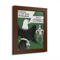 Vintage Eagles Dallas Framed Poster — Vintage Philadelphia Eagles vs Dallas Cowboys Game Art
