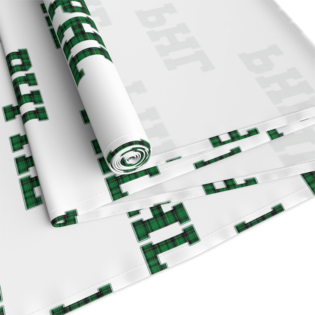 PHL Patterned Table Runner — City Initials Cotton-Poly Dining Decor