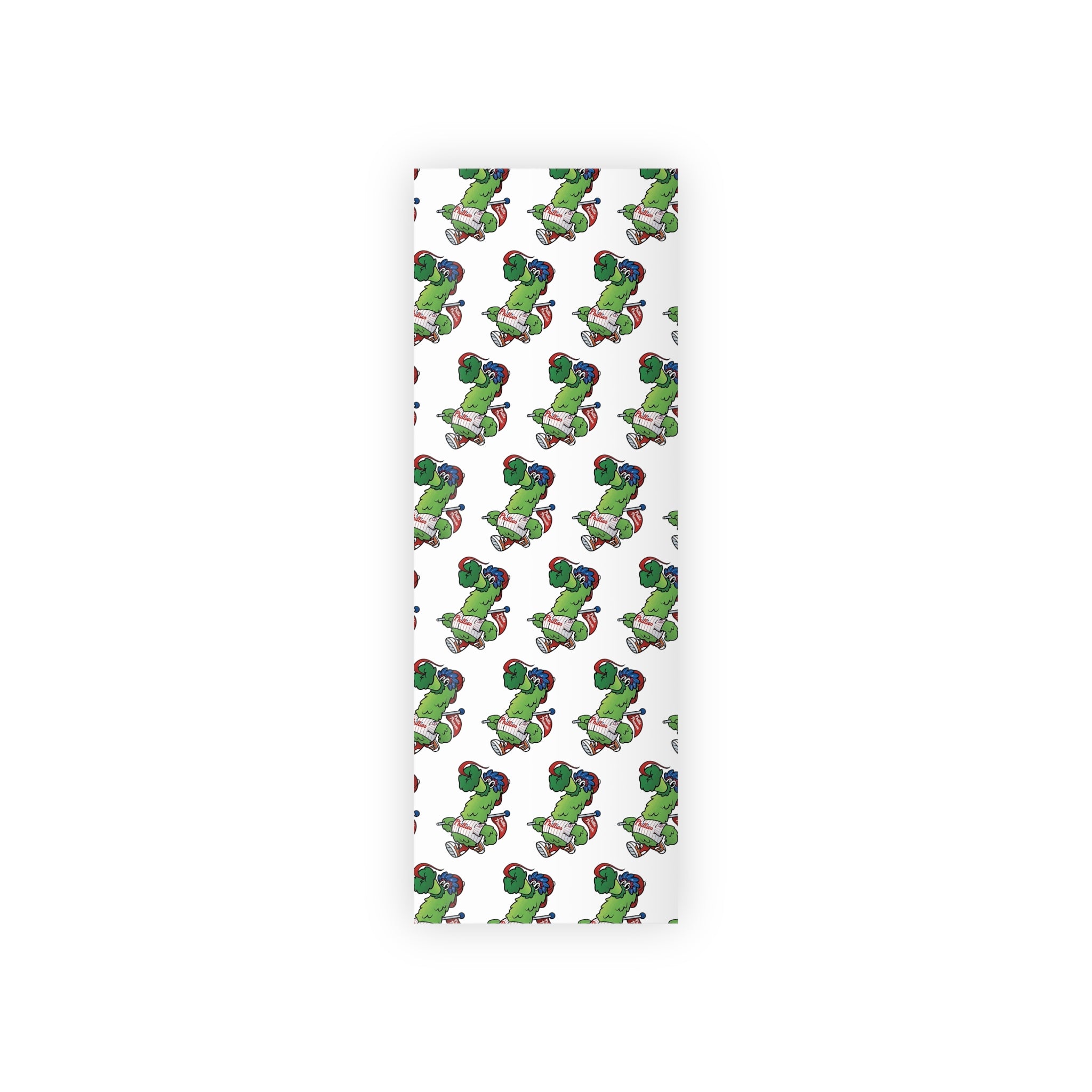 Phillies Phanatic Wrapping Paper Roll — Holiday Gift Wrap with 'Naughty' Grinch Pattern