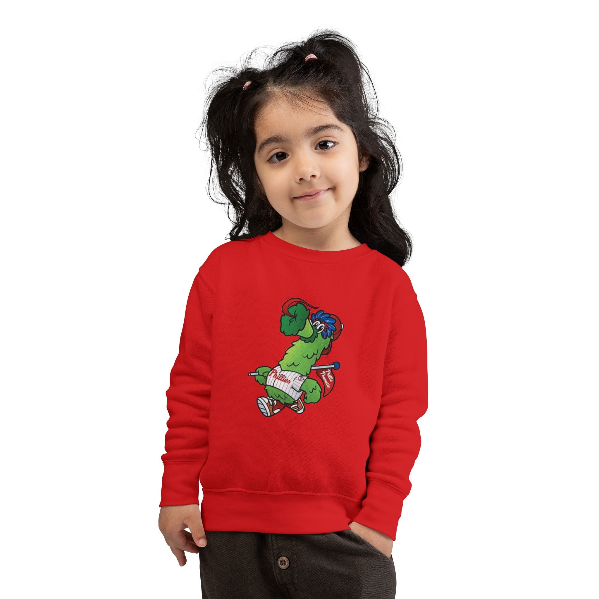 Phillie Toddler Sweatshirt — Cute Phanatic Graphic Pullover for Kids