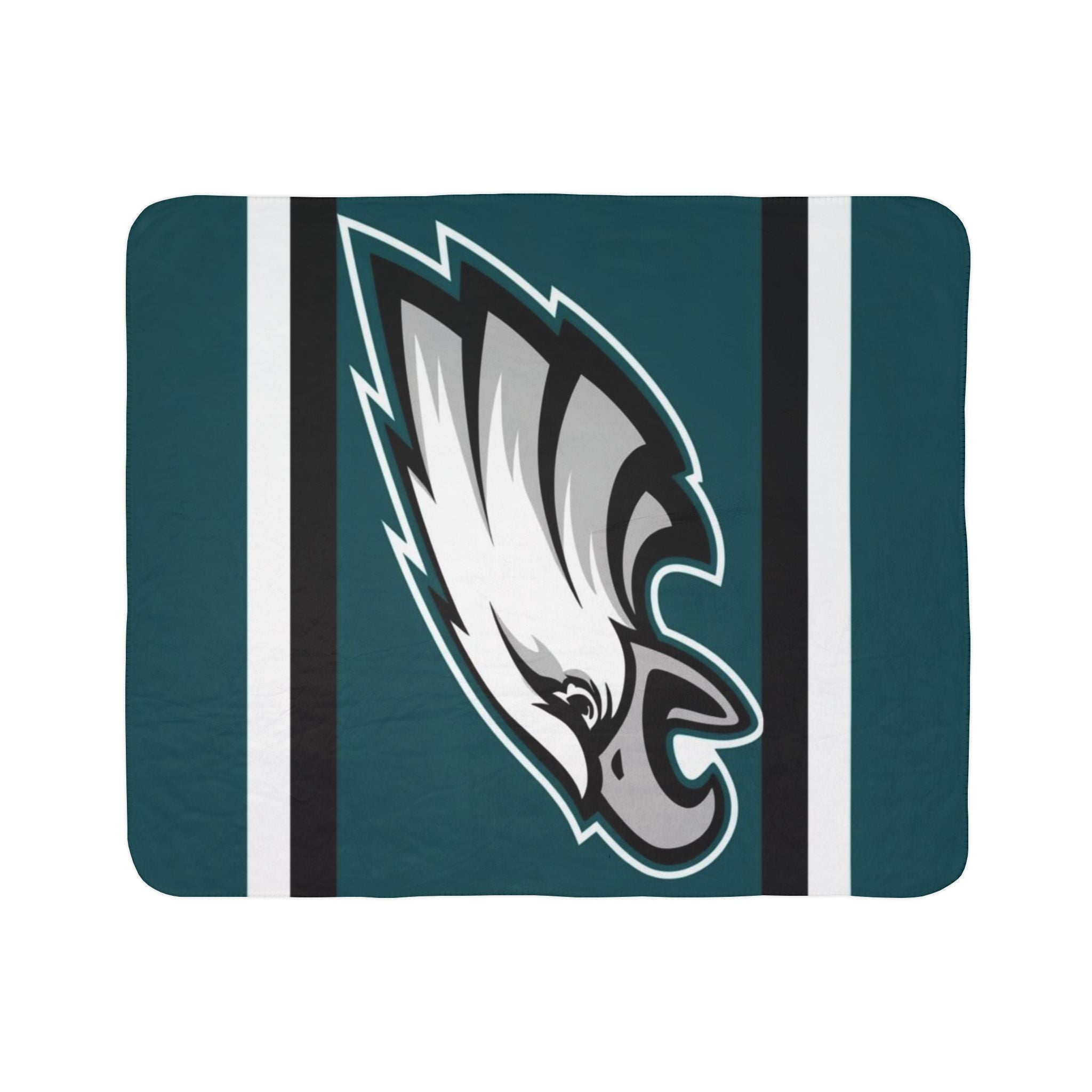 Philadelphia Eagles Sherpa Fleece Blanket - NFL Team Logo Throw