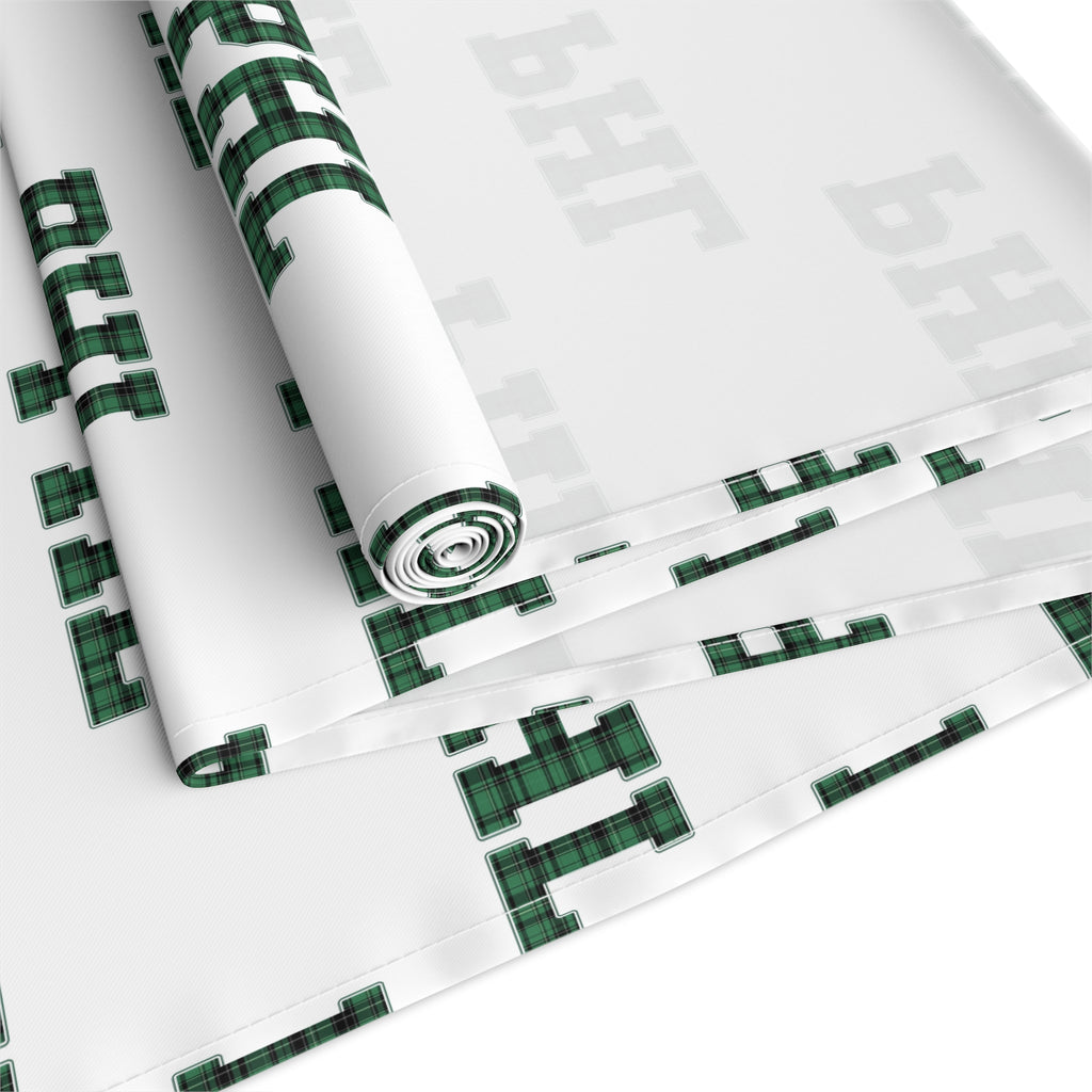 PHL Patterned Table Runner — City Initials Cotton-Poly Dining Decor