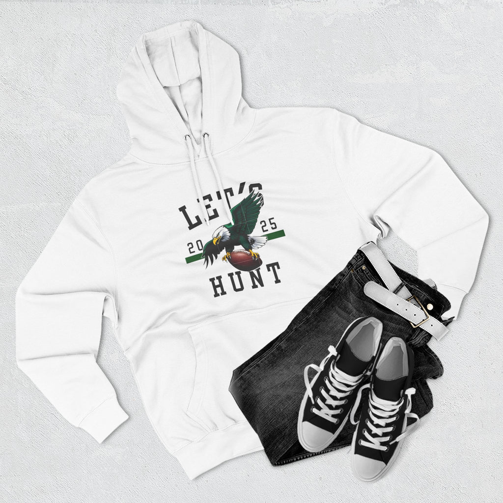 Hunting Hoodie "Let’s Hunt" Bald Eagle Graphic