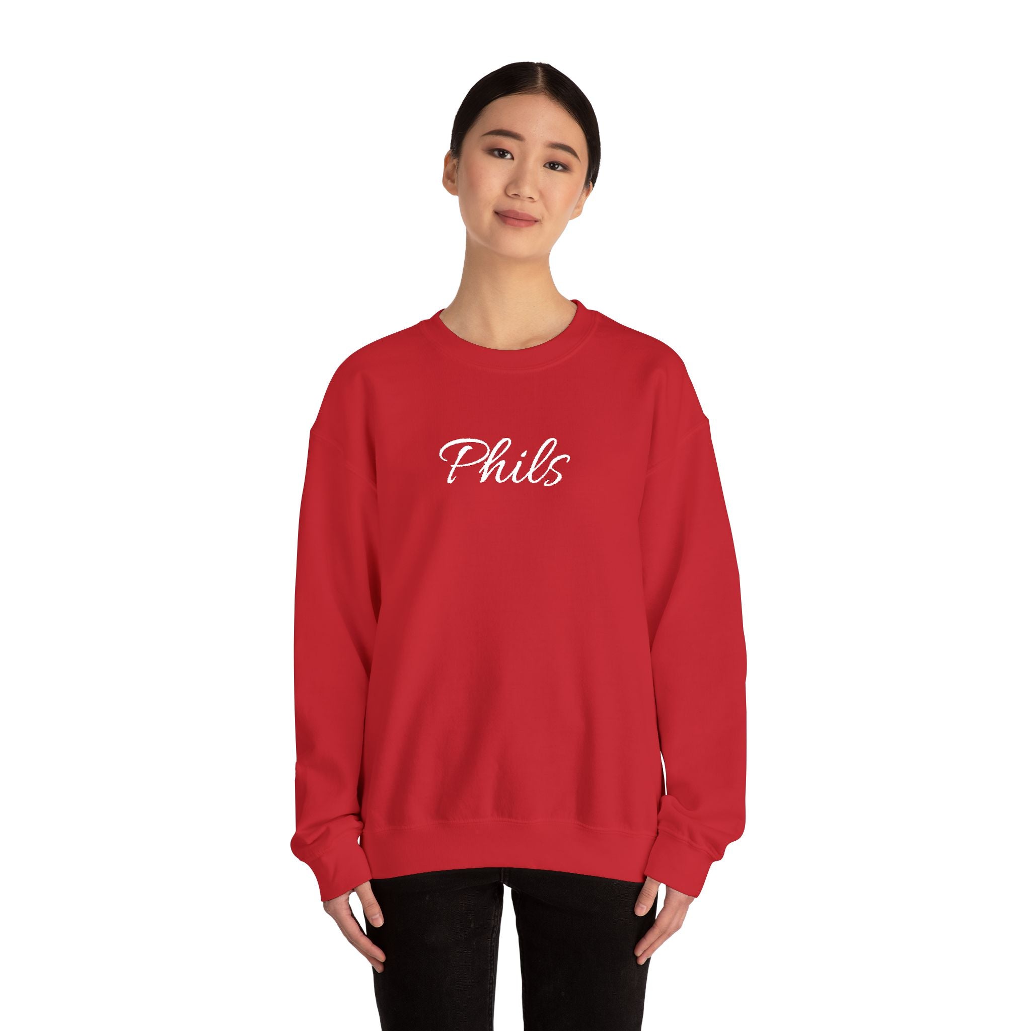 Phil’s Script Crewneck Sweatshirt — Cozy Personalized Name Pullover