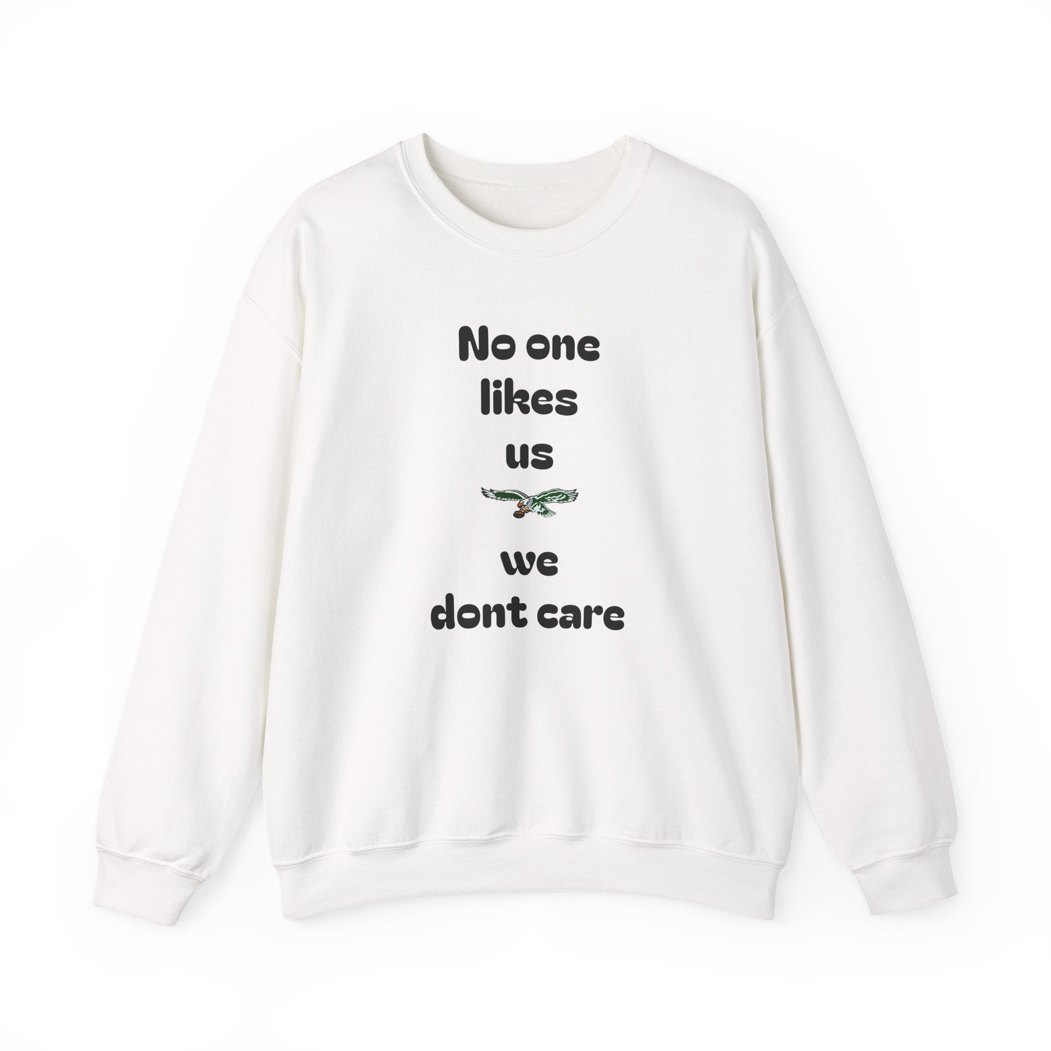 Minimal Green Eagle Embroidered Crewneck Sweatshirt